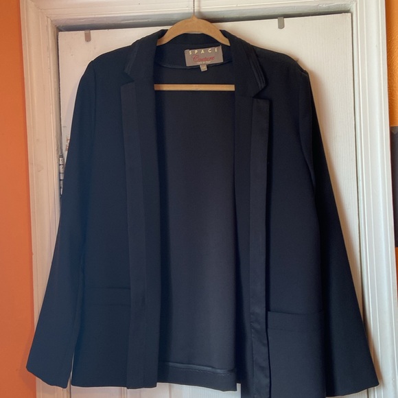 Space Couture Open Front Tuxedo blazer Size 44 - Picture 10 of 11